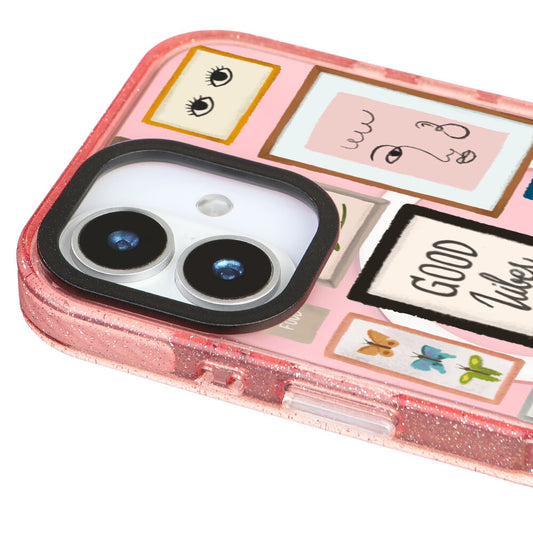 MagsafeliArtycaseSimliPembe