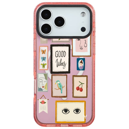 MagsafeliArtycaseSimliPembe