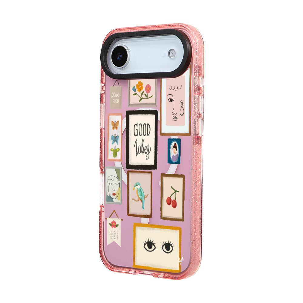 MagsafeliArtycaseSimliPembe
