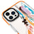iPhone 14 Pro Colorful Paint Telefon Kılıfı - Artycase - Turuncu
