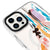 iPhone 15 Pro Max Colorful Paint Telefon Kılıfı - Magsafeli Artycase - Beyaz