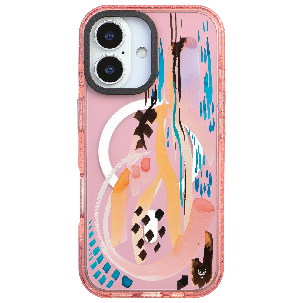 MagsafeliArtycaseSimliPembe