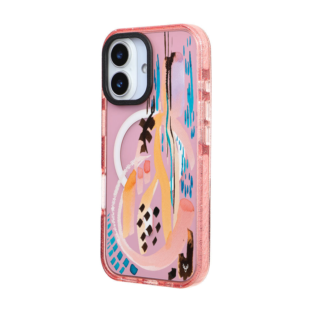 MagsafeliArtycaseSimliPembe