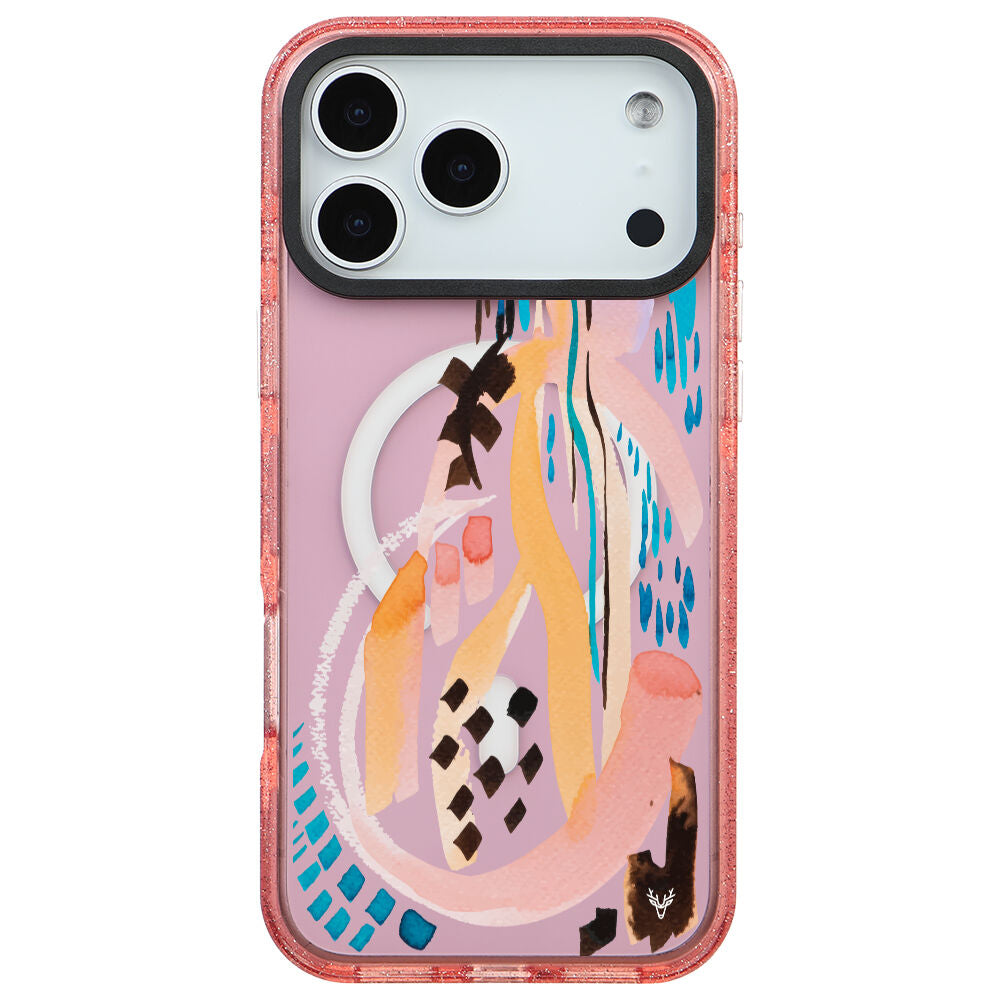 MagsafeliArtycaseSimliPembe