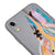 iPhone XR Colorful Paint Telefon Kılıfı - Renkli Silikon - Gri
