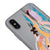 iPhone XS Max Colorful Paint Telefon Kılıfı - Renkli Silikon - Gri