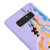 Samsung Note 8 Colorful Paint Telefon Kılıfı - Renkli Silikon - Lila