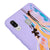 Samsung A30 Colorful Paint Telefon Kılıfı - Renkli Silikon - Lila
