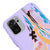 XİAOMİ REDMİ NOTE 10 Colorful Paint Telefon Kılıfı - Renkli Silikon - Lila