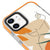 iPhone 12 Paint Silhouette Telefon Kılıfı - Artycase - Turuncu
