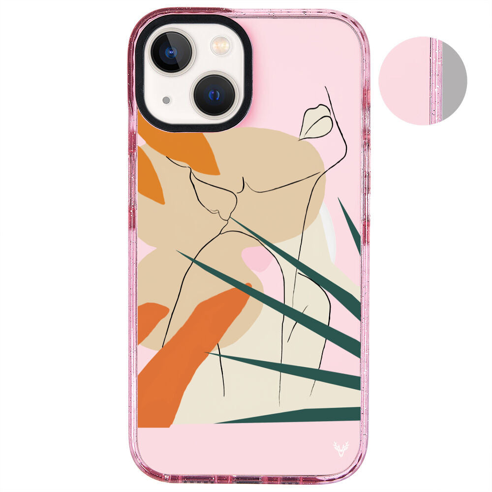 MagsafeliArtycaseSimliPembe