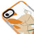 iPhone 7 Paint Silhouette Telefon Kılıfı - Artycase - Turuncu