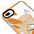 iPhone 8 Plus Paint Silhouette Telefon Kılıfı - Artycase - Turuncu