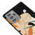 Samsung Note 20 Ultra Paint Silhouette Telefon Kılıfı - Renkli Silikon - Siyah