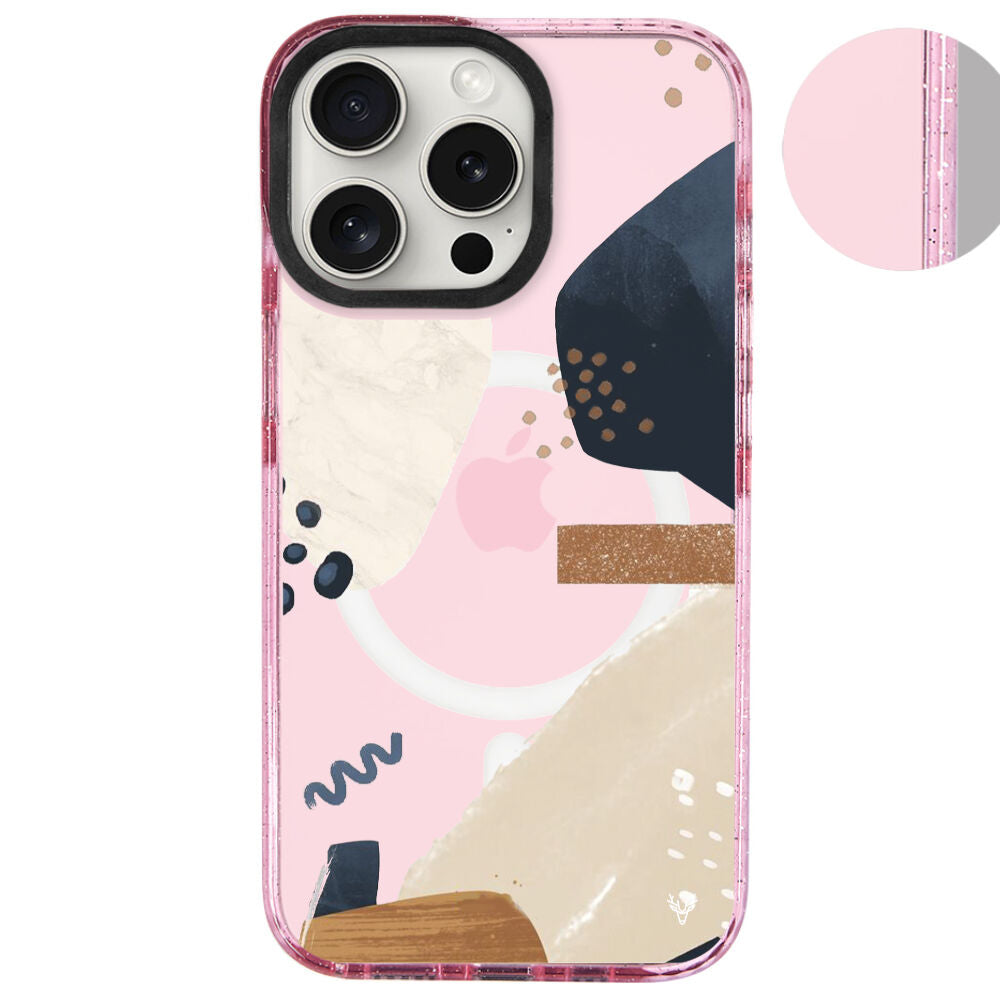 MagsafeliArtycaseSimliPembe