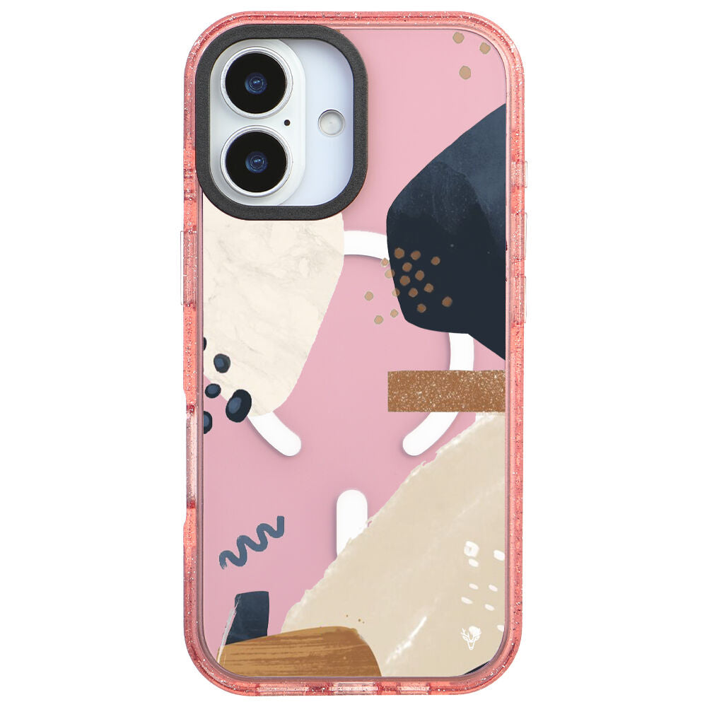 MagsafeliArtycaseSimliPembe