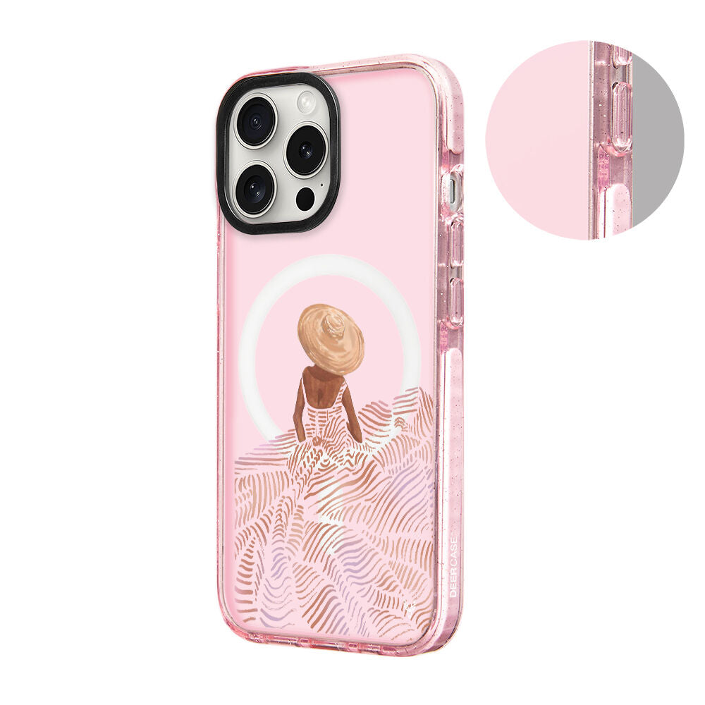 MagsafeliArtycaseSimliPembe