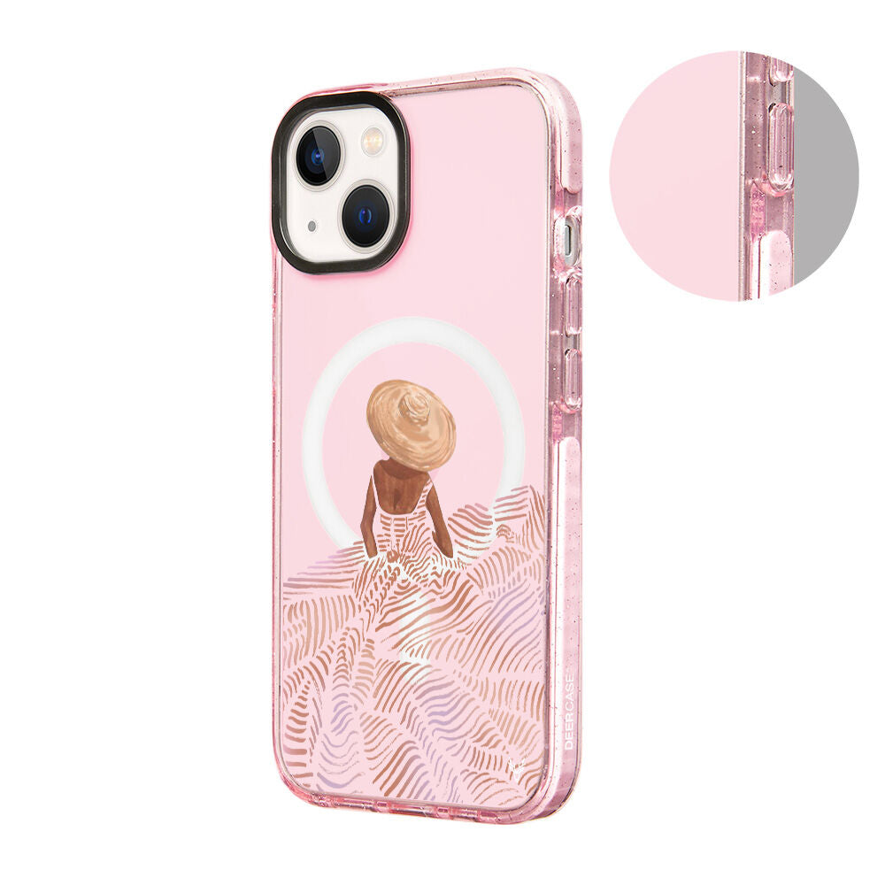 MagsafeliArtycaseSimliPembe