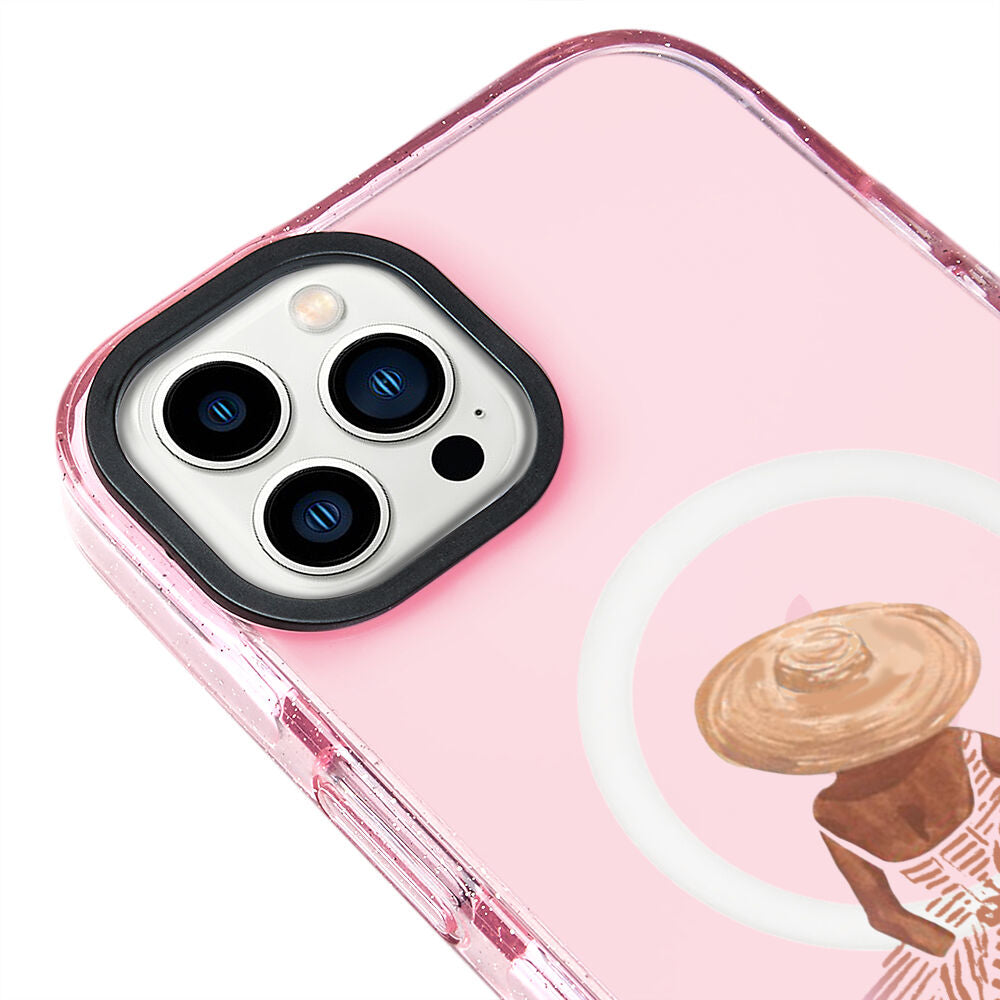 MagsafeliArtycaseSimliPembe