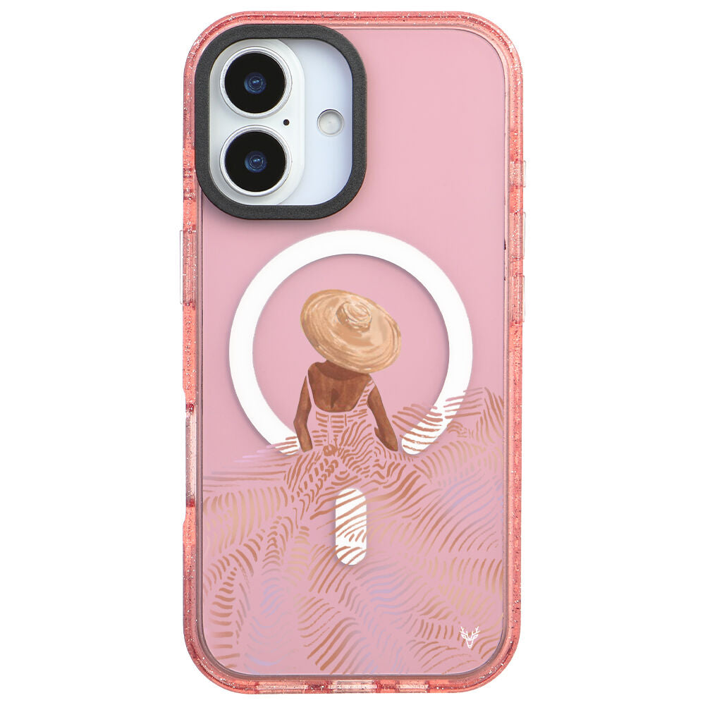 MagsafeliArtycaseSimliPembe