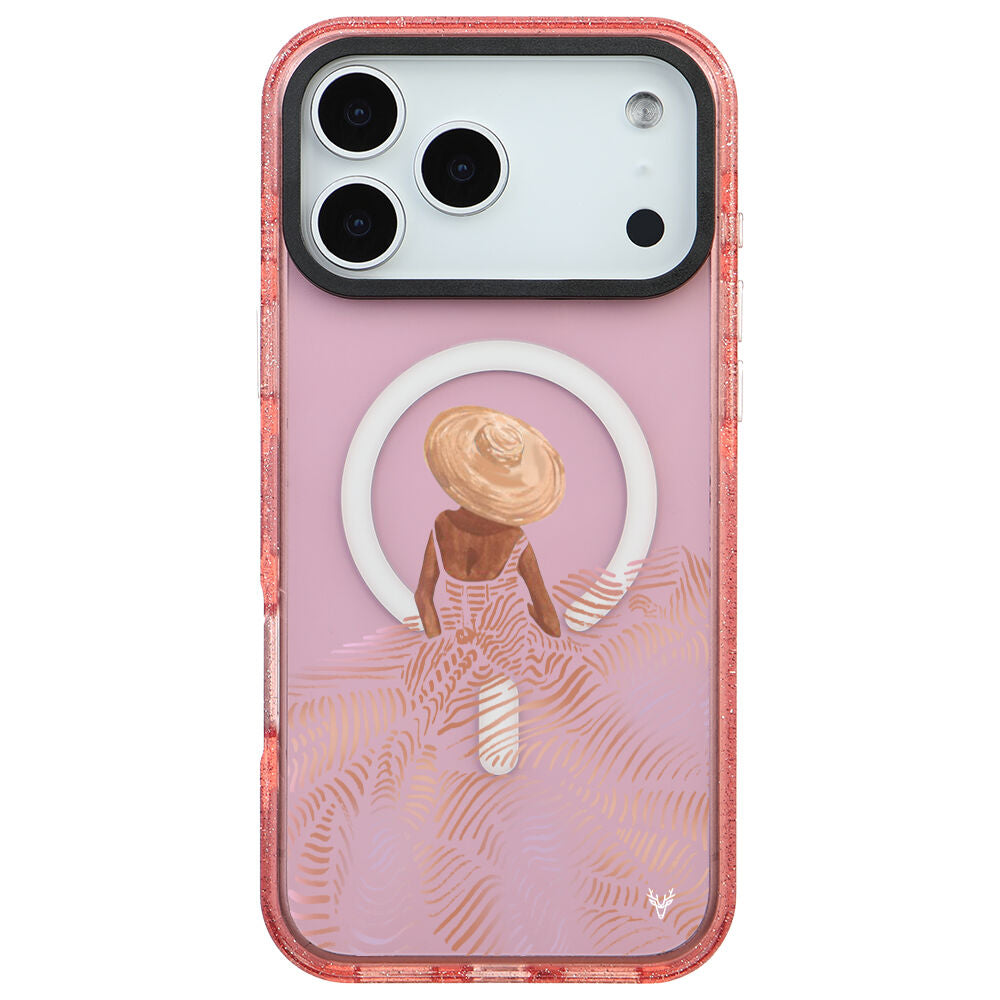 MagsafeliArtycaseSimliPembe