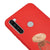 Xiaomi Redmi Note 8 Woman in Dress Telefon Kılıfı - Renkli Silikon - Kırmızı
