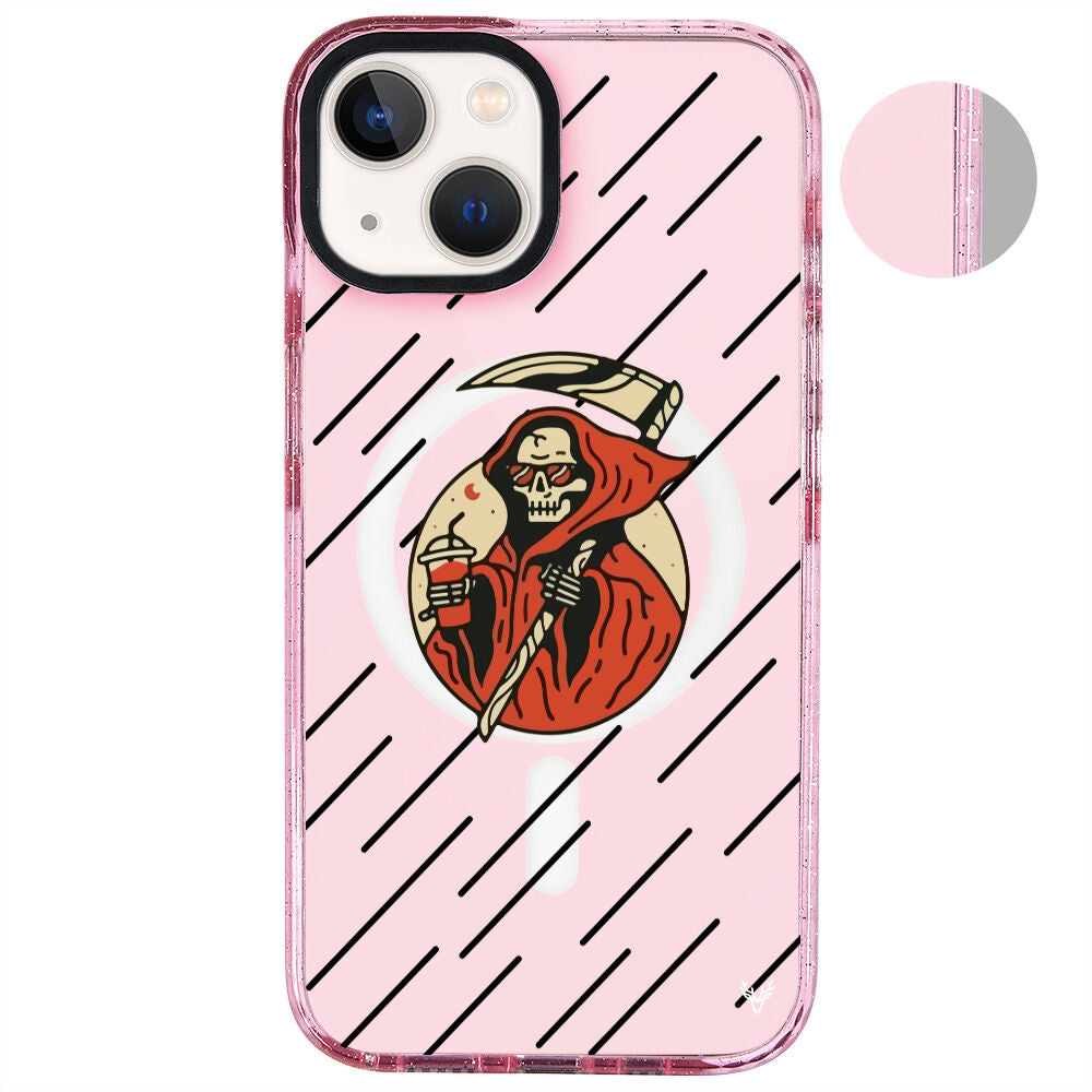 MagsafeliArtycaseSimliPembe