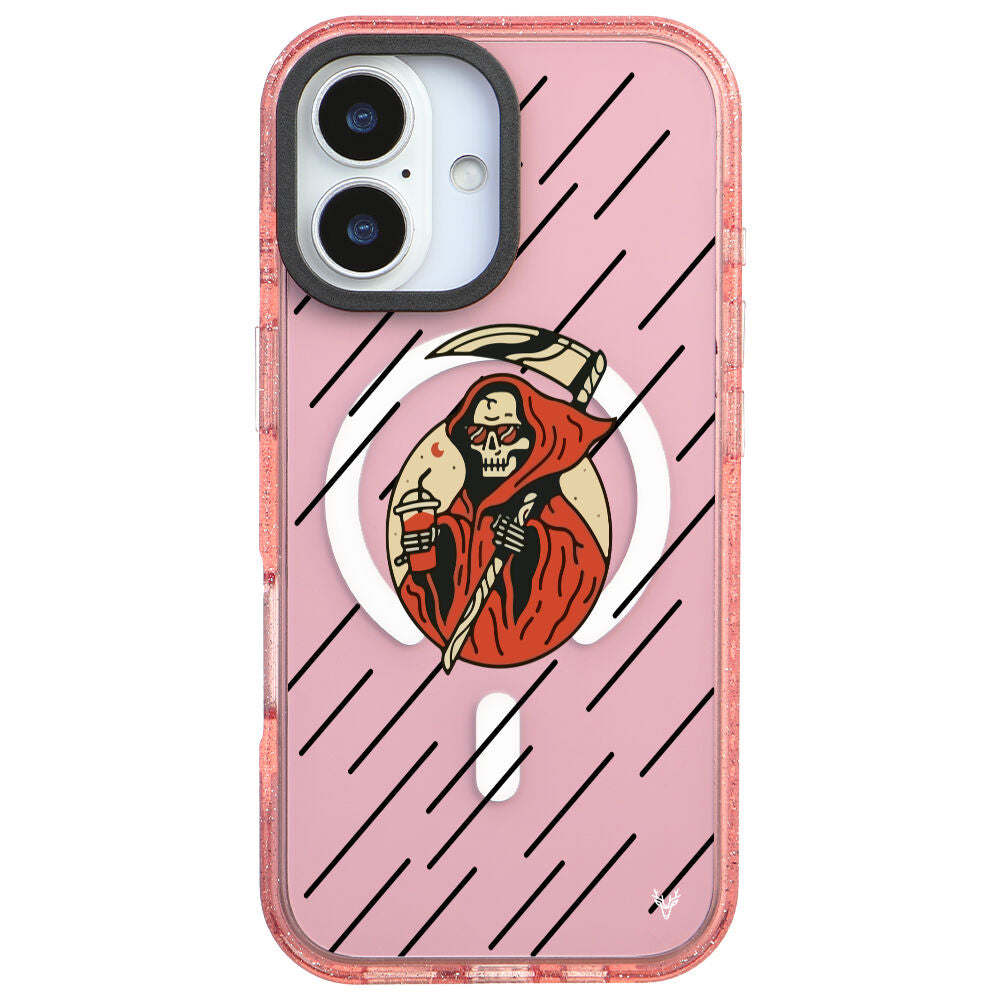MagsafeliArtycaseSimliPembe