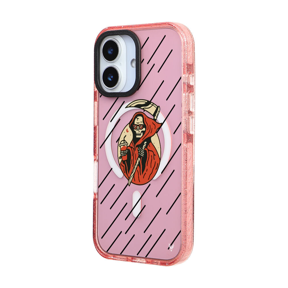MagsafeliArtycaseSimliPembe
