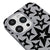 iPhone 14 Pro Stars Telefon Kılıfı - Renkli Silikon - Gri