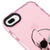 iPhone 8 Plus Kuru Kafa Telefon Kılıfı - Artycase - Simli Pembe
