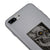iPhone 8 Plus Skull Telefon Kılıfı - Renkli Silikon - Gri