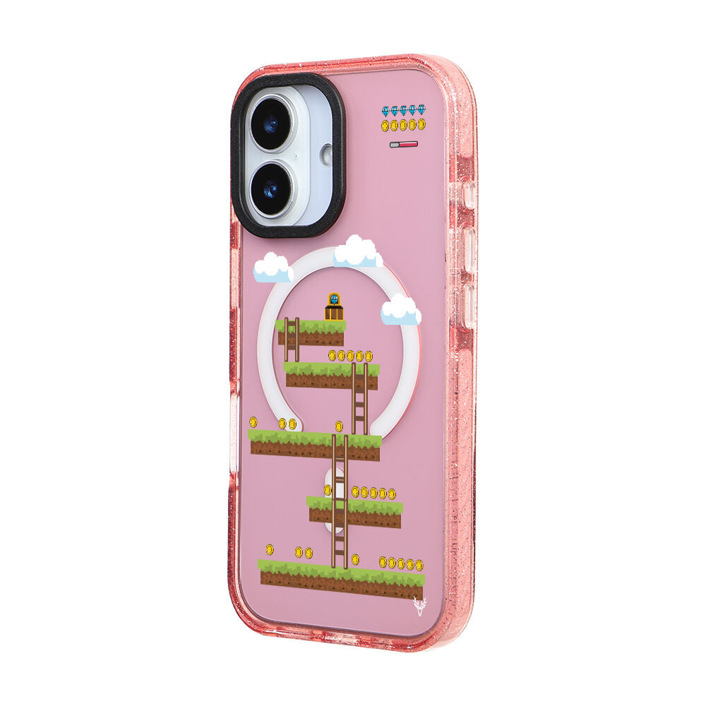 MagsafeliArtycaseSimliPembe