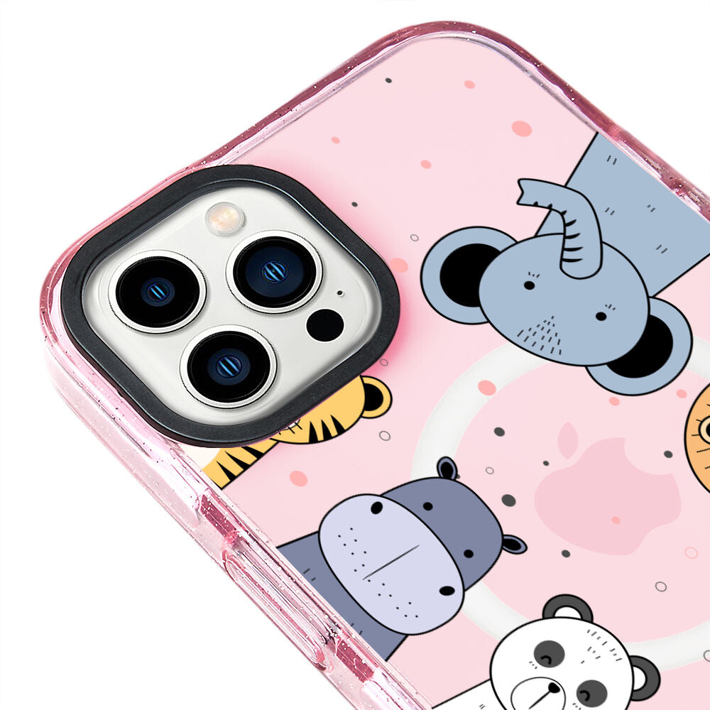 MagsafeliArtycaseSimliPembe
