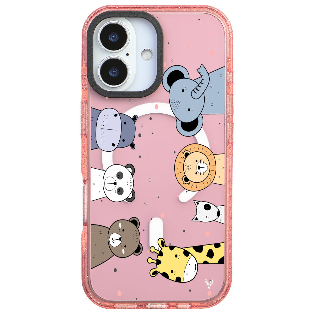 MagsafeliArtycaseSimliPembe