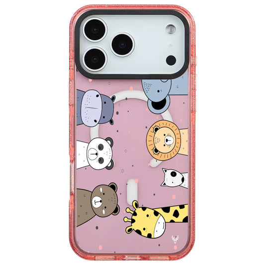 MagsafeliArtycaseSimliPembe