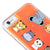 iPhone 6 Cute Animals Telefon Kılıfı - Neon - Turuncu