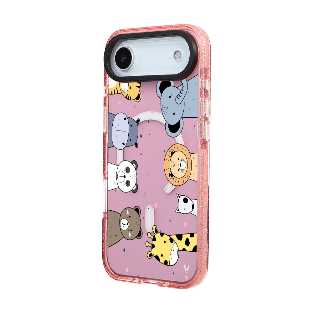 MagsafeliArtycaseSimliPembe