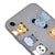 iPhone XR Cute Animals Telefon Kılıfı - Renkli Silikon - Gri