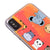 iPhone XS Cute Animals Telefon Kılıfı - Neon - Turuncu