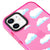 iPhone 12 Cute Clouds Telefon Kılıfı - Artycase - Fuşya