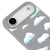 iPhone Air Cute Clouds Telefon Kılıfı - Renkli Silikon - Gri