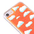iPhone SE 2020 Cute Clouds Telefon Kılıfı - Neon - Turuncu