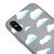 iPhone XS Max Cute Clouds Telefon Kılıfı - Renkli Silikon - Gri