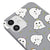 iPhone 12 Mini Cute Ghost Telefon Kılıfı - Renkli Silikon - Gri