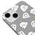 iPhone 13 Mini Cute Ghost Telefon Kılıfı - Renkli Silikon - Gri