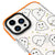 iPhone 14 Pro Cute Ghost Telefon Kılıfı - Artycase - Turuncu