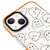 iPhone 15 Plus Cute Ghost Telefon Kılıfı - Artycase - Turuncu
