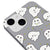 iPhone 15 Plus Cute Ghost Telefon Kılıfı - Renkli Silikon - Gri
