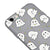 iPhone 6 Cute Ghost Telefon Kılıfı - Renkli Silikon - Gri